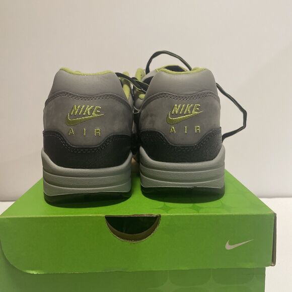 Nike Air Max 1 SP HUF Anthracite Pear Green Medium Grey US Men’s 8.5 Brand New main image 5